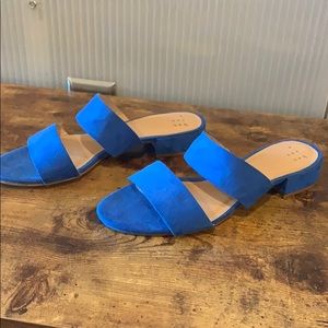 Blue Strappy Sandals
